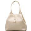 Kožená kabelka Riana béžová