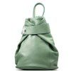 Kožený batůžek Alma zelený