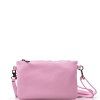 Kožená mini kabelka Bonita růžová