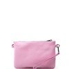 Kožená mini kabelka Bonita růžová