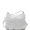 Kožená kabelka Vilma bílá