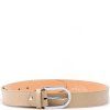 Dámský kožený opasek béžový