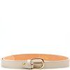 Dámský kožený opasek béžový