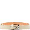 Dámský kožený opasek béžový