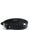 Dámský kožený opasek černý