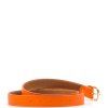 Dámský kožený opasek oranžový