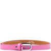 Dámský kožený opasek růžový