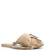 Kožená crossbody ledvinka Tracy taupe