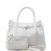 Kožená kabelka Zola bílá