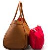 Kožená kabelka Nala koňakově hnědé