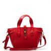 Kožená kabelka Rocca červená