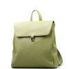 Kožený batůžek Zavia zelený