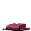 Kožená crossbody kabelka Miranda bordó