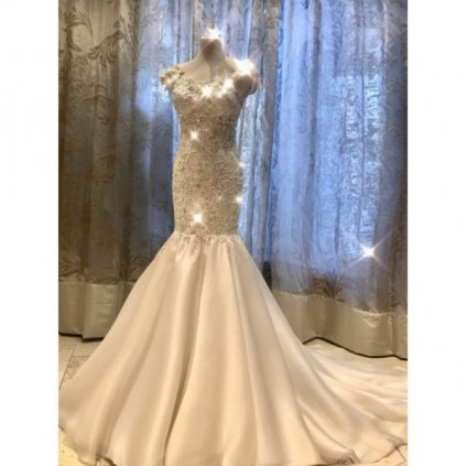 Wedding dresses embroidered