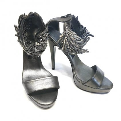 Phoenix - high heel steel grey