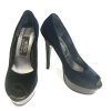 High heeled pumps velvet