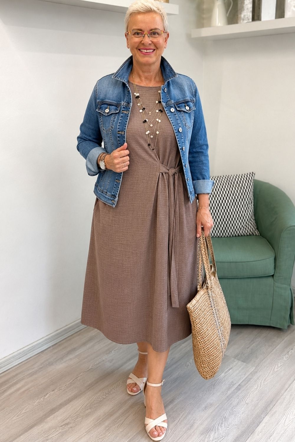 Proč džínová bunda patří i k elegantním šatům