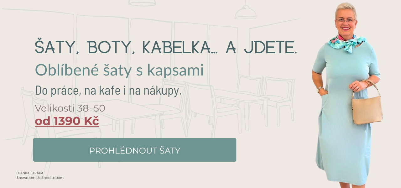 Oblíbené šaty s kapsami – šaty, boty, kabelka a jdete