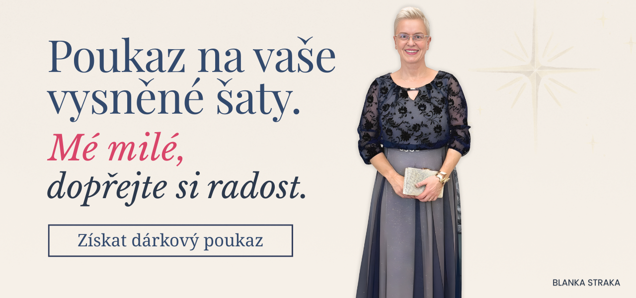 Poukaz na vaše vysněné šaty.