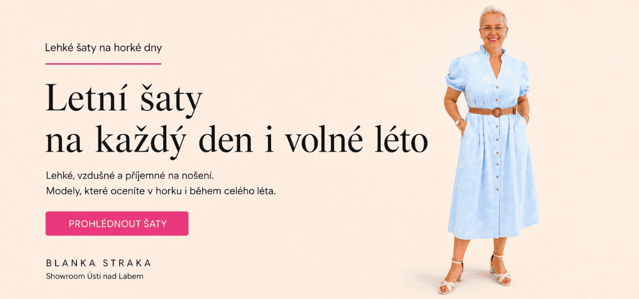 Lehké šaty na horké dny BLANKA STRAKA