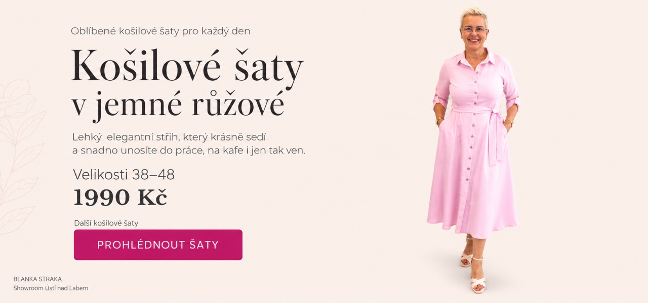 Oblíbené košilové šaty