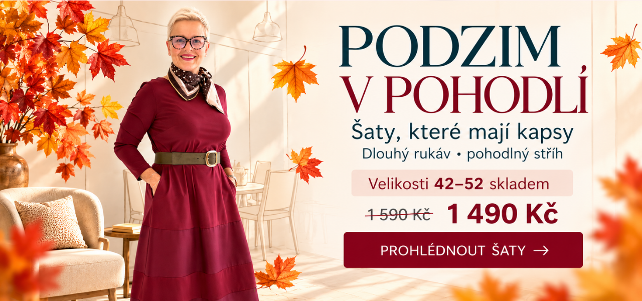 Podzim v pohodlí – pohodové šaty s kapsami