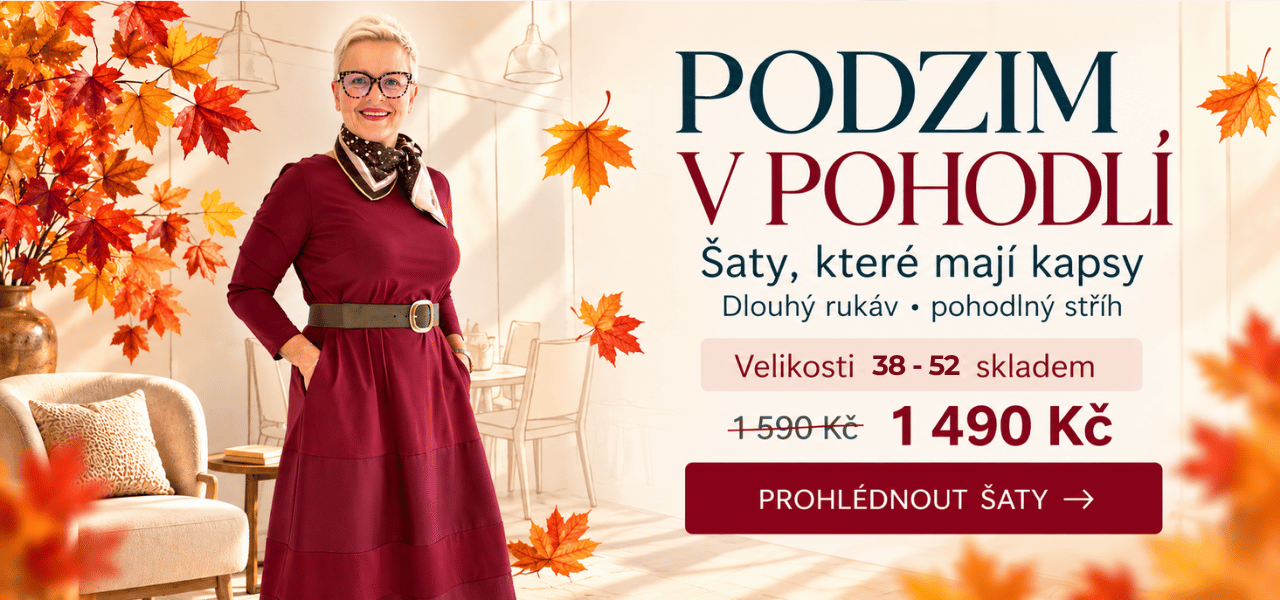 Podzim v pohodlí – pohodové šaty s kapsami
