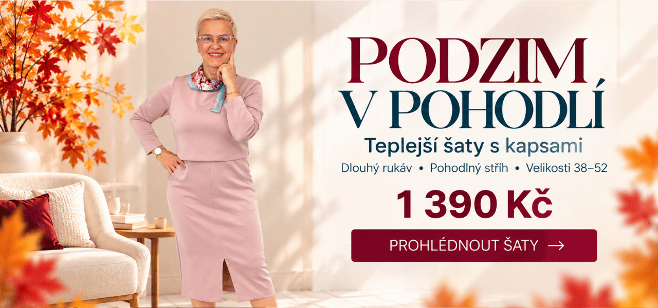 Podzim v pohodlí – pohodové šaty s kapsami