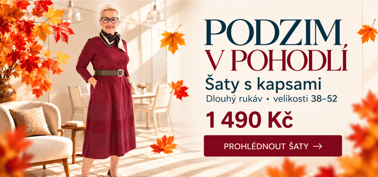 Podzim v pohodlí – pohodové šaty s kapsami