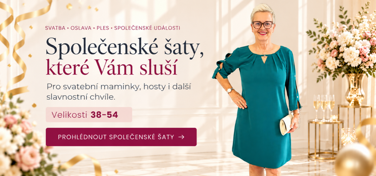 Společenské šaty, které Vám sluší