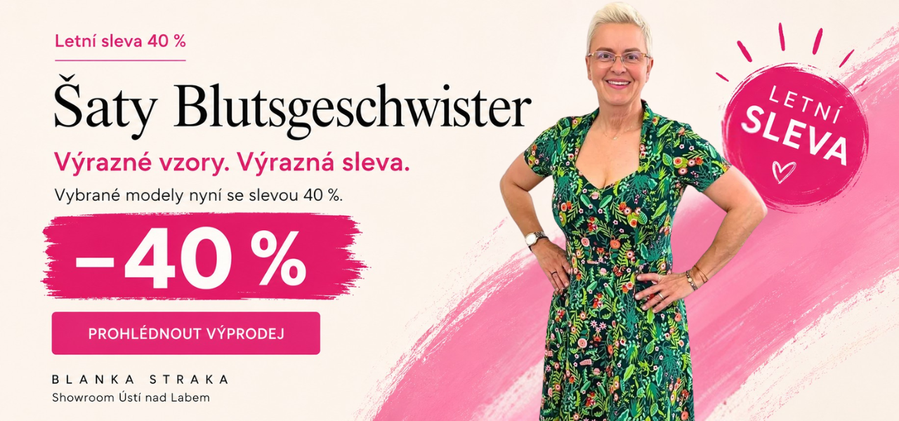 Výprodej šatů Blutsgeschwister –40 %