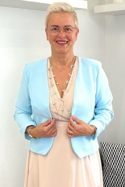Zavinovací šaty Bellezza Johanna ecru BLANKA STRAKA 5