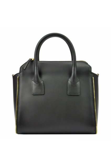 Elegantní černá shopper kabelka