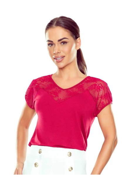 Filona Bluzka bordowy (Velikost S)