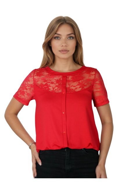 Zakia Bluzka czerwony (Velikost S)