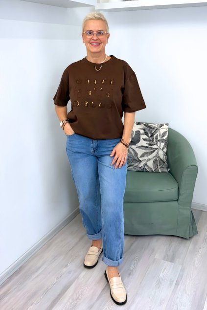 Lehké světle modré džíny Naiif BLANKA STRAKA 01