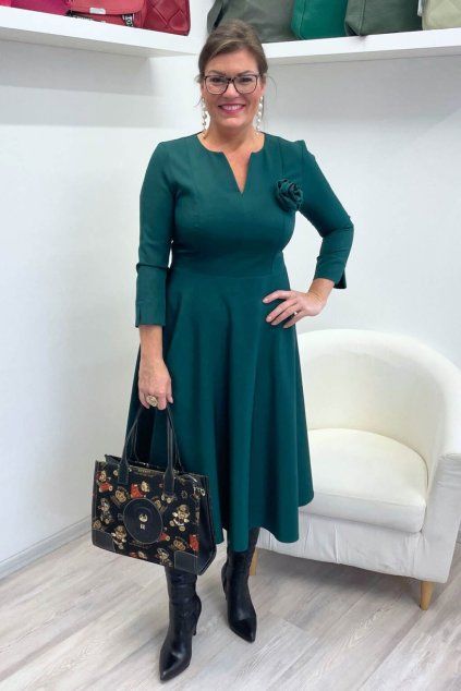 Zelené společenské šaty Ruth