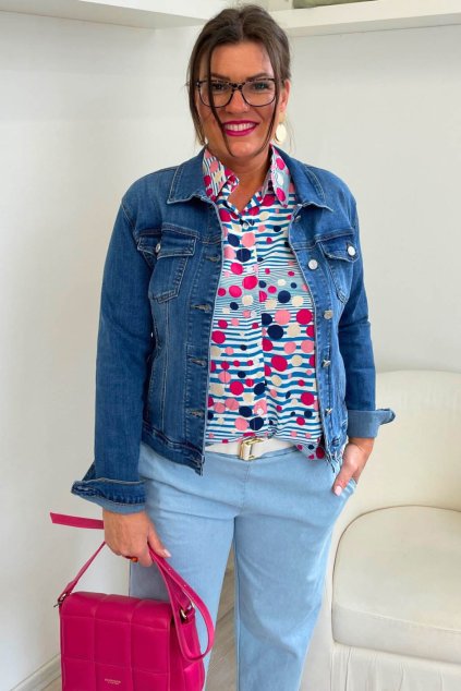 Modrá džínová bunda M Seventy