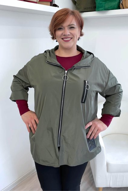 Šusťáková bunda khaki