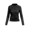 Dámská černá motorkářská bunda BLANKA STRAKA 03