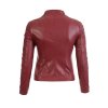 Dámská vínová motorkářská bunda BLANKA STRAKA
