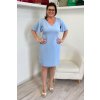 Hezké světle modré šaty Beata