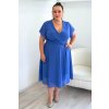Světle modré zavinovací šaty Bellezza Johanna