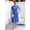 Světle modré zavinovací šaty Bellezza Johanna