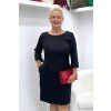 Černé pouzdrové šaty Olivia