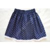 Modrotisková dětská sukně do gumy krátká 1