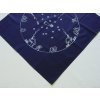 Modrotiskový ubrus čtverec 80 x 80 cm 19