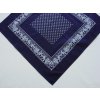 Modrotiskový ubrus čtverec 80 x 80 cm 2