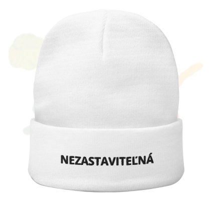 Čiapka "NEZASTAVITEĽNÁ" (sk)
