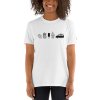 Janka obrazkove meno Gildan 64000 sleeve print logo mockup Front Womens 2 White
